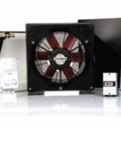 Ventilasjonspakke (Vifte, spjeld, regulator m/temp sensor)